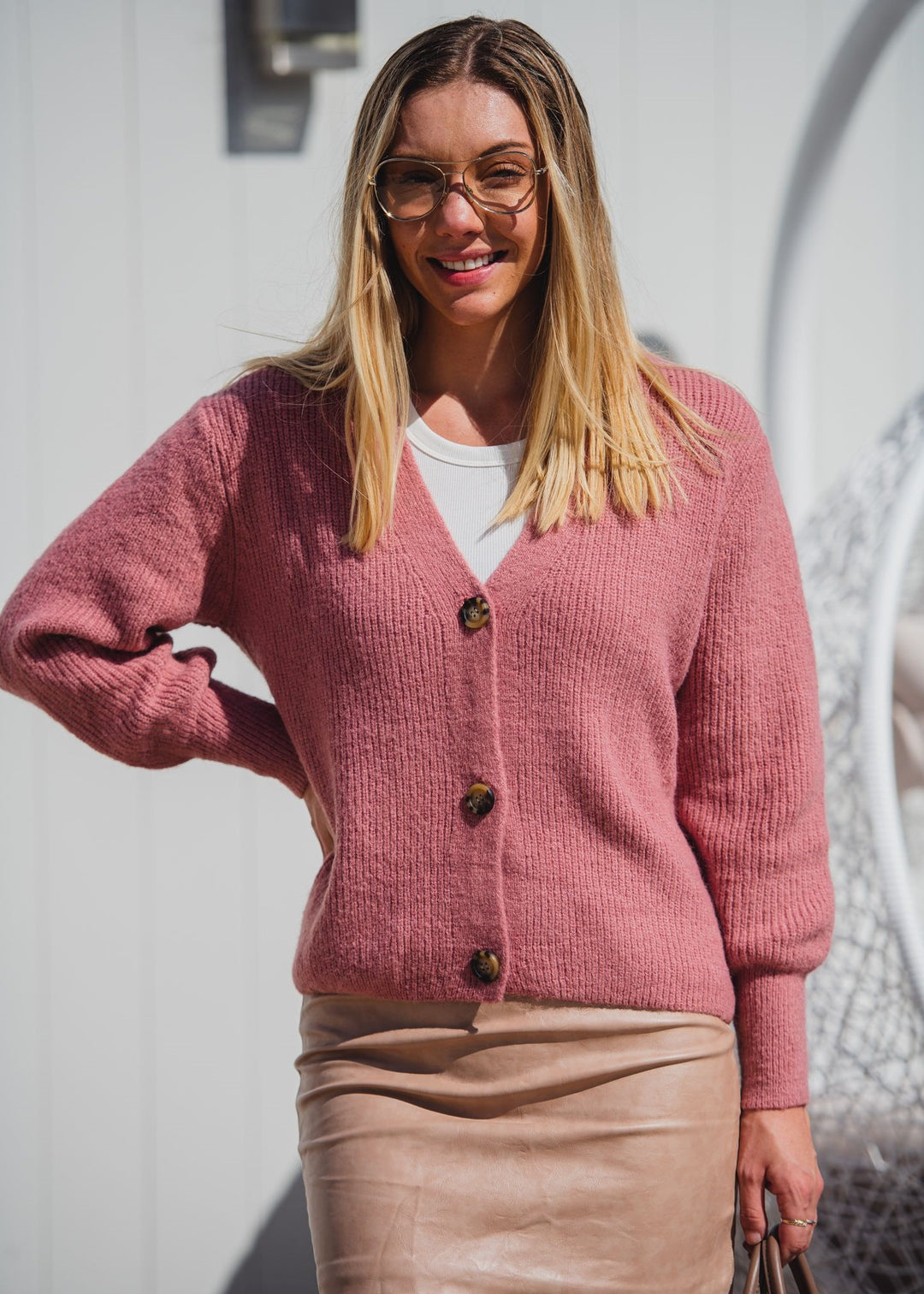 Abbie Knit - Rosewood