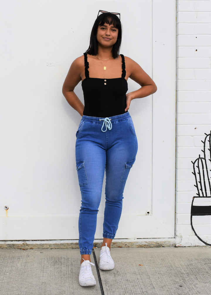 Saint Cargo Jean - Mid Blue