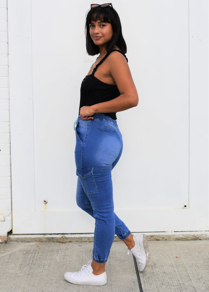 Saint Cargo Jean - Mid Blue